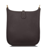 Hermes Ebene Clemence Evelyne TPM Bag Gold Hardware