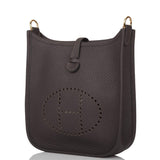Hermes Ebene Clemence Evelyne TPM Bag Gold Hardware