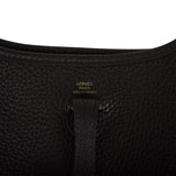 Hermes Black Clemence Evelyne TPM Bag Gold Hardware