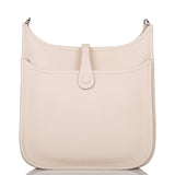 Hermes Craie Clemence Evelyne III PM Bag Palladium Hardware