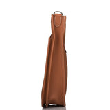 Hermes Gold Clemence Evelyne III PM Bag Palladium Hardware