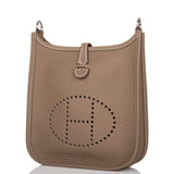 Hermes Evelyne TPM Etoupe Clemence Bag Palladium Hardware