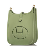 Hermes Evelyne TPM Vert Criquet Clemence Gold Hardware
