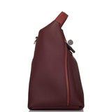 Hermes Bordeaux and Rouge H 24/24 Bag 29cm Palladium Hardware
