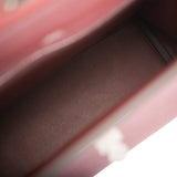 Hermes Bordeaux and Rouge H 24/24 Bag 29cm Palladium Hardware