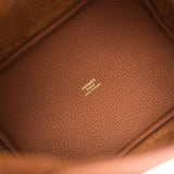 Hermes Gold Clemence Picotin Lock 18cm Gold Hardware