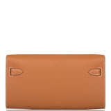 Hermes Gold Epsom Kelly Wallet To Go Palladium Hardware