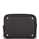 Hermes Black Clemence Picotin Lock 18cm Gold Hardware