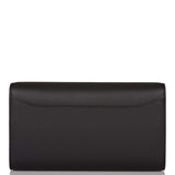 Hermes Black Epsom Constance Wallet To Go Gold Hardware