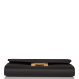 Hermes Black Epsom Constance Wallet To Go Gold Hardware