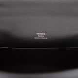 Hermes Black Swift Mini Kelly Pochette Palladium Hardware