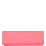 Hermes Rose Azalee Swift Mini Kelly Pochette Gold Hardware