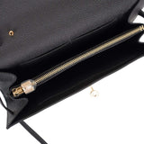 Hermes Black Epsom Kelly Wallet To Go Gold Hardware
