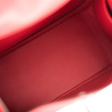 Hermes Rouge de Coeur Swift Mini Lindy Palladium Hardware