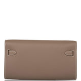 Hermes Etoupe Epsom Kelly Wallet To Go Palladium Hardware