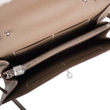 Hermes Etoupe Epsom Kelly Wallet To Go Palladium Hardware
