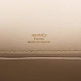 Hermes Kelly Pochette Beton Ostrich Gold Hardware