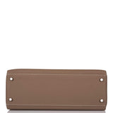 Hermes Kelly Retourne 32 Etoupe Togo Palladium Hardware