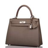 Hermes Etain Epsom Sellier Kelly 25cm Palladium Hardware