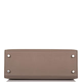 Hermes Etain Epsom Sellier Kelly 25cm Palladium Hardware