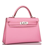 Hermes Bubblegum 5p Epsom Sellier Kelly 20cm Palladium Hardware