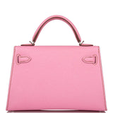 Hermes Bubblegum 5p Epsom Sellier Kelly 20cm Palladium Hardware