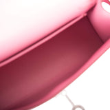 Hermes Bubblegum 5p Epsom Sellier Kelly 20cm Palladium Hardware