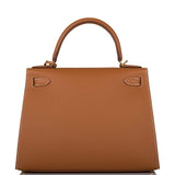 Hermes Kelly Sellier 28 Gold Epsom Gold Hardware