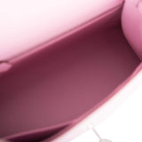 Hermes Mauve Sylvestre Epsom Sellier Kelly 25cm Palladium Hardware