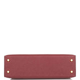 Hermes Rouge H Chevre Sellier Kelly 20cm Gold Hardware