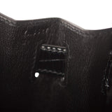 Hermes Black Shiny Niloticus Crocodile Sellier Kelly 28cm Gold Hardware