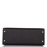 Hermes Black Epsom Sellier Kelly 28cm Gold Hardware