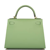 Hermes Vert Criquet Epsom Sellier Kelly 28cm Gold Hardware