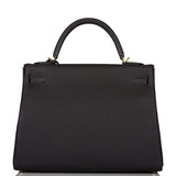 Hermes Kelly Retourne 32cm Black Togo Gold Hardware