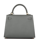 Hermes Vert Amande Epsom Sellier Kelly 25cm Gold Hardware