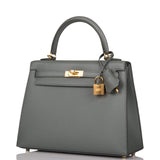 Hermes Vert Amande Epsom Sellier Kelly 25cm Gold Hardware