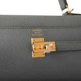Hermes Vert Amande Epsom Sellier Kelly 25cm Gold Hardware