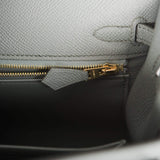 Hermes Vert Amande Epsom Sellier Kelly 25cm Gold Hardware