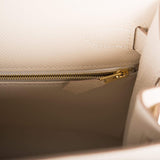 Hermes Craie Epsom Sellier Kelly 28cm Gold Hardware