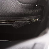 Hermes Black Togo Retourne Kelly 28cm Palladium Hardware
