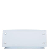 Hermes Tri-Color Bleu Brume, Vert Jade and Gold Epsom Sellier Kelly 25cm Palladium Hardware