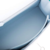 Hermes Tri-Color Bleu Brume, Vert Jade and Gold Epsom Sellier Kelly 25cm Palladium Hardware