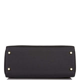Hermes Black Togo Retourne Kelly 28cm Gold Hardware