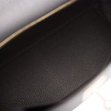 Hermes Black Togo Retourne Kelly 28cm Gold Hardware