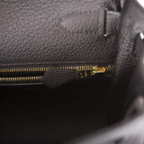 Hermes Black Togo Retourne Kelly 28cm Gold Hardware
