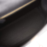 Hermes Black Epsom Sellier Kelly 25cm Gold Hardware