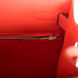 Hermes Capucine Epsom Sellier Kelly 28cm Gold Hardware