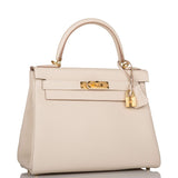 Hermes Craie Togo Retourne Kelly 28cm Gold Hardware