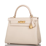 Hermes Craie Togo Retourne Kelly 28cm Gold Hardware