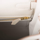 Hermes Kelly Retourne 32 Gris Perle Togo Gold Hardware